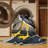 Washable Black crowned Night Heron Birds Area Rug-1091283510