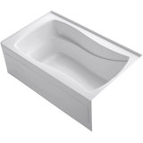 Mariposa Alcove Vibracoustic 60" x 36" Soaking Bathtub