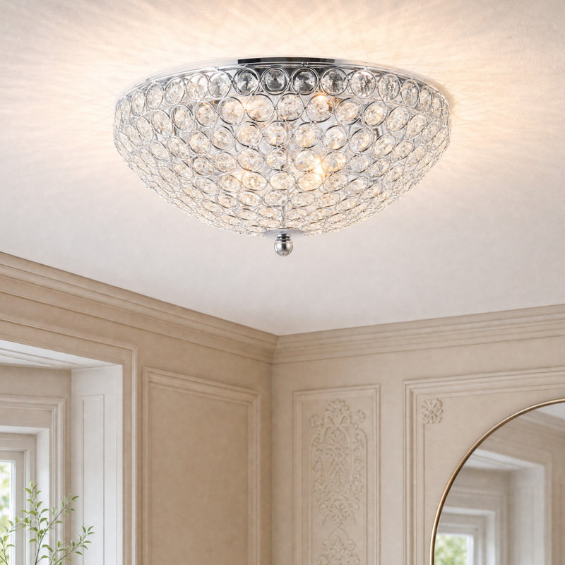 Ehrenfeld Crystal Flush Mount