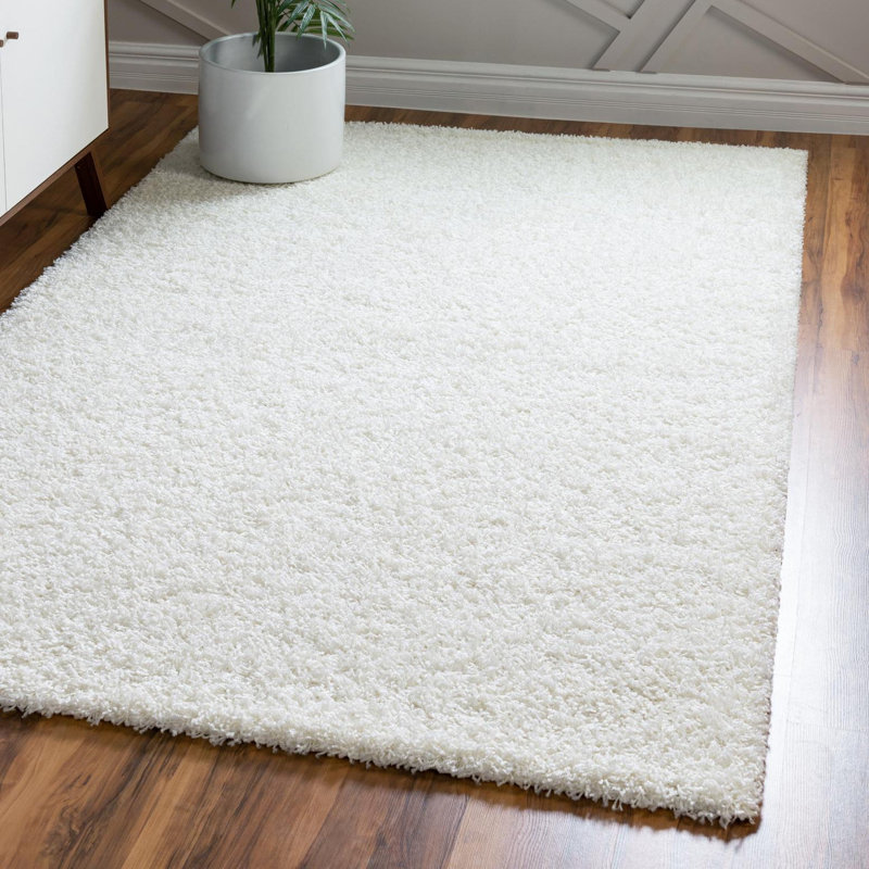 Tapis blanc neige Roshane, Rectangle 9 pi x 12 pi