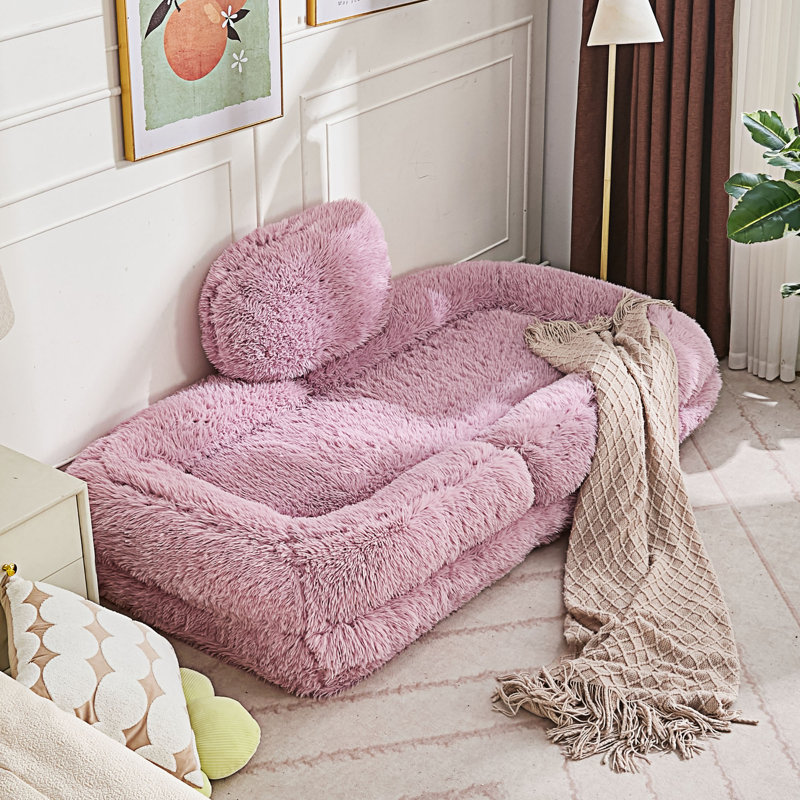 Fauteuil convertible convertible, Rose