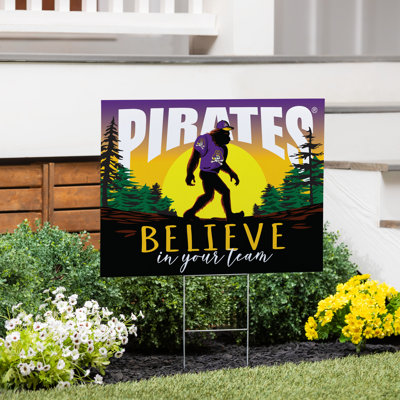 East Carolina University Yard Sign, Bigfoot