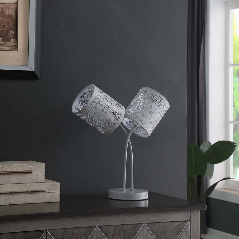 Metal Lamp, Gray