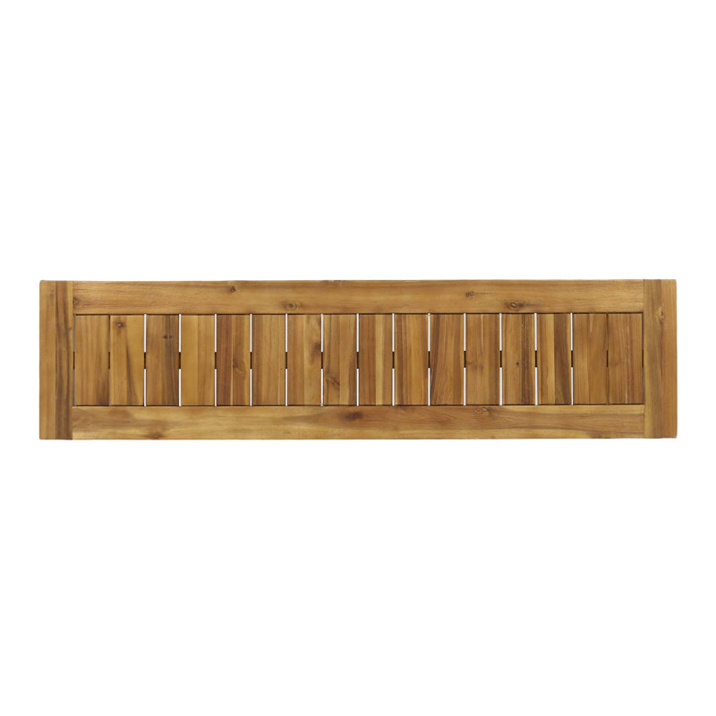 Banc de pique-nique en bois Egor, Brun sable naturel