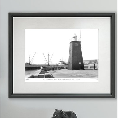 Hartlepool, The Old Pier Lighthouse C1965 - Single Picture Frame Print