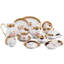 Beurrier en porcelaine fine Constance Carlsbad