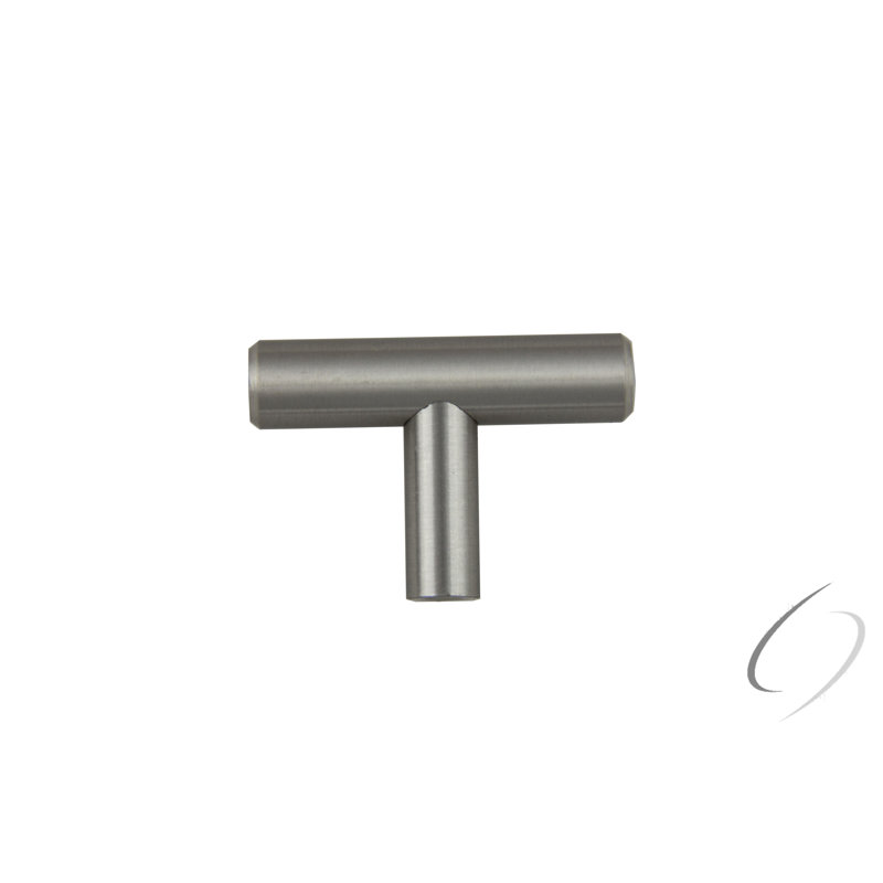 Oversized 2" Length Bar Knob, Satin Nickel