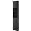 Armoire de rangement multi-fonctionnelle avec deux portes et tablettes réglables, tablette ouverte-1220119671