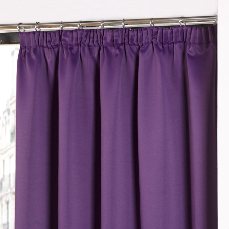 Cozine Blackout Curtain Pair, Amethyst, 229 W x 229 D cm