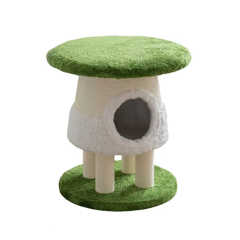 2 Tiers Cat Tree with Condons,Perch,Scratching Posts