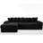 Oversize Cloud Sectional Couch, L-Shape Sofa, Convertible Floor Sleeper Sofa Bed, No Assembly, Eight pillows, 3-in-1, Side Pocket,(Left Facing Sofa), 4 Seat, Corduroy-526788440