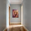Portrait de pétales dorés sur toile tendue-1645961190