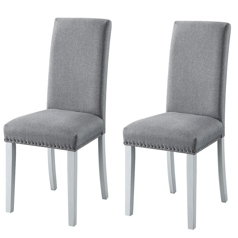 Chaises parsons grises (ensemble de 2)