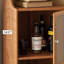 Armoire de coin en bois de cerisier