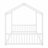Metal House-Shaped Montessori Frame With Vertical Safety Rails​-1282845569