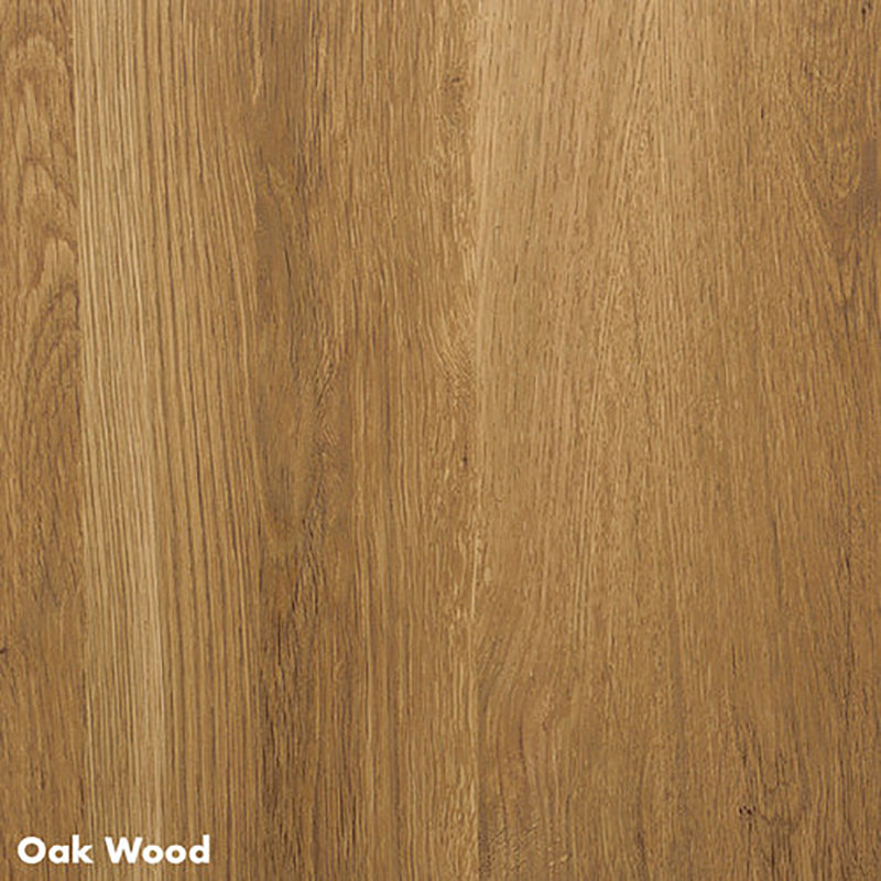 Le Solid Wood Coffee Table, Oak, Polished Brass