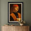 Portrait d'un musicien par Leonardo Da Vinci - peinture sur toile à cadre unique-86450448