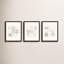 Untitled (Drips:Configurations) 3 X 3. Set Of 3 By Beth James - Framed Wall Art-152892996-154100783