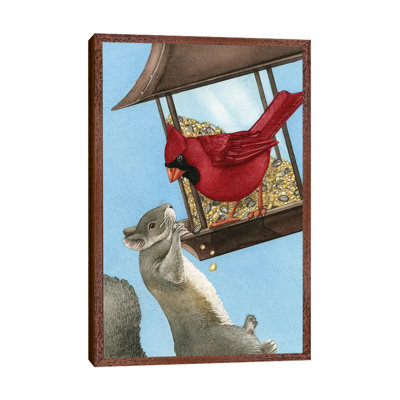 Squirrel Dilemma 1 Piece Painting on Canvas