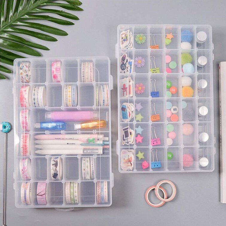 Grids Transparent Jewelry Box Rebrilliant