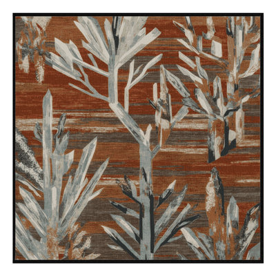 Tapis brun lavable à la machine
