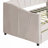 Upholstered Daybed With Two Drawers And Wood Slat-803896123