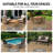 Contemporary Bordered Weather Resistant Reversible Indoor/Outdoor Area Rug-594014678