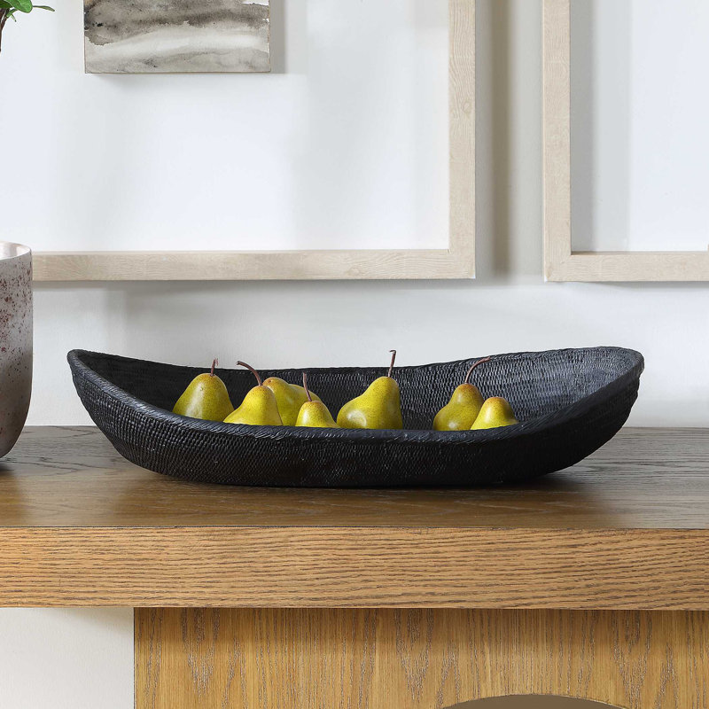 Uttermost Ember Weave Indoor-Outdoor Oblong Bowl