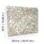 Rhythmic Taupe Leaf Wallpaper-1601116749