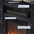  Burroway 47" TV Stand with 18" Electric Fireplace Heater & Media Entertainment Center Console Table for TV up to 50" with Open Storage Shelves & Cabinets-1710460951