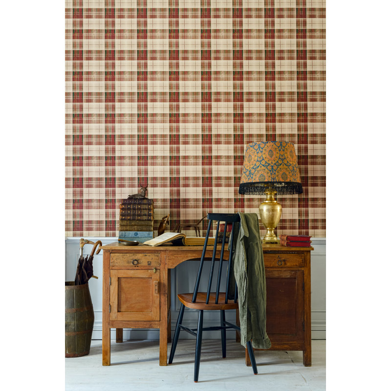 COUNTRYSIDE PLAID Leather, Green