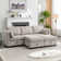 Calkins Modular Couch Sofa Storage Seats & Double Storage Ottomans