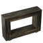Console 47 po, rangement pour couloir, noir