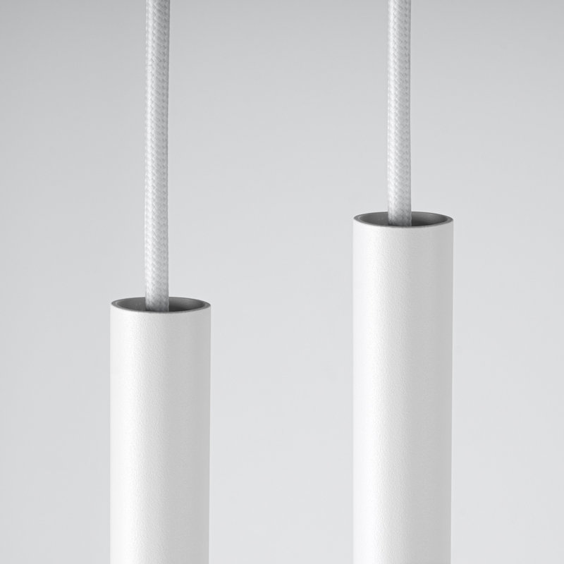 Berthile - Light Pendant, 52cm W x 9cm D, White, 2 Lights