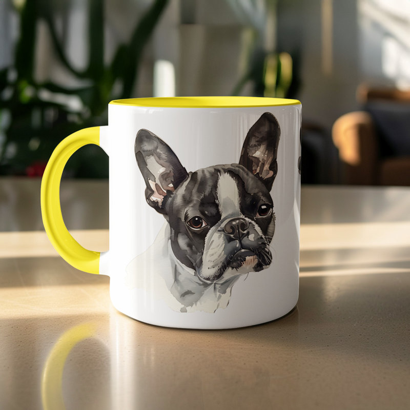 Mug, 2, Yellow