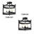 Modern Dining Room Light Fixture Semi Flush Mount Ceiling Light Fixture