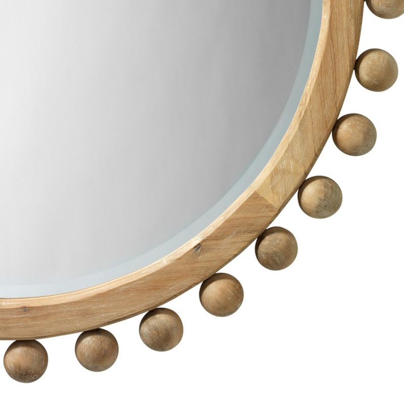 Miroir d'appoint mural Whitt Sunburst, Naturel