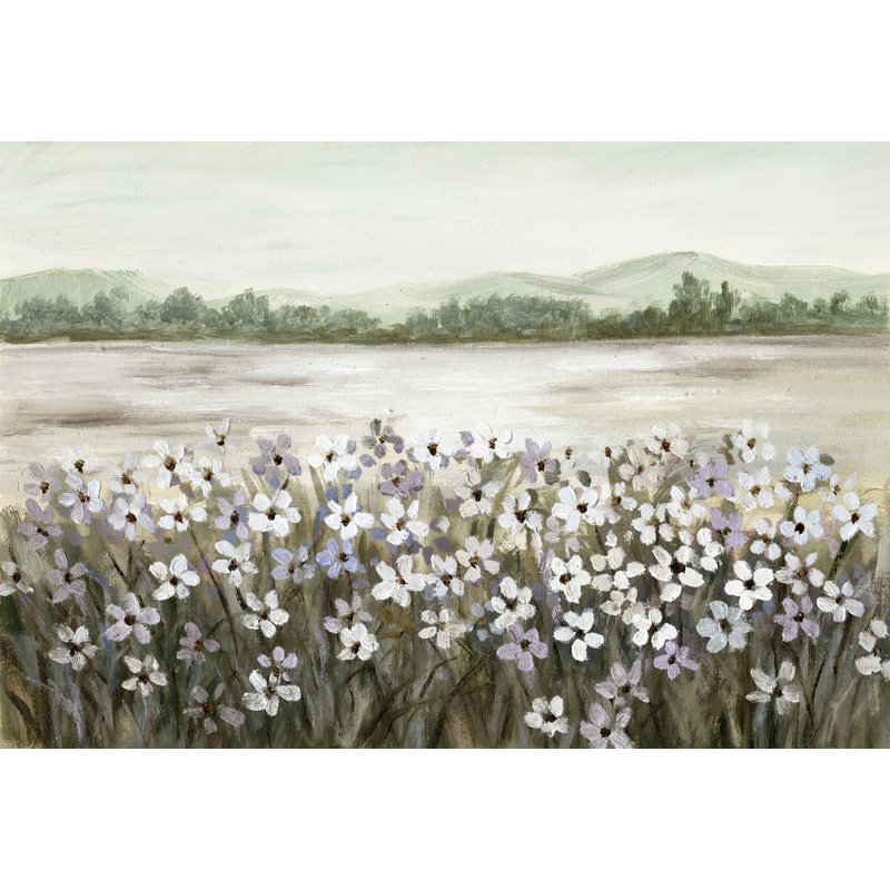 Green Grassed Landscape - Wrapped Canvas Art Prints, 30cm H x 46cm W