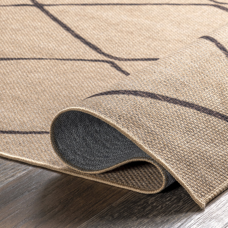  Tapis lavable à la machine Billy SpinClean Diamond Easy-Jute, Rectangle 4pi x 6 pi
