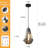 1 - Light Single Modern  Geometric Class Pendant for Dining Room, Kitchen, Foyer, Hallway, Bedroom, Coffee-214163884-214960359