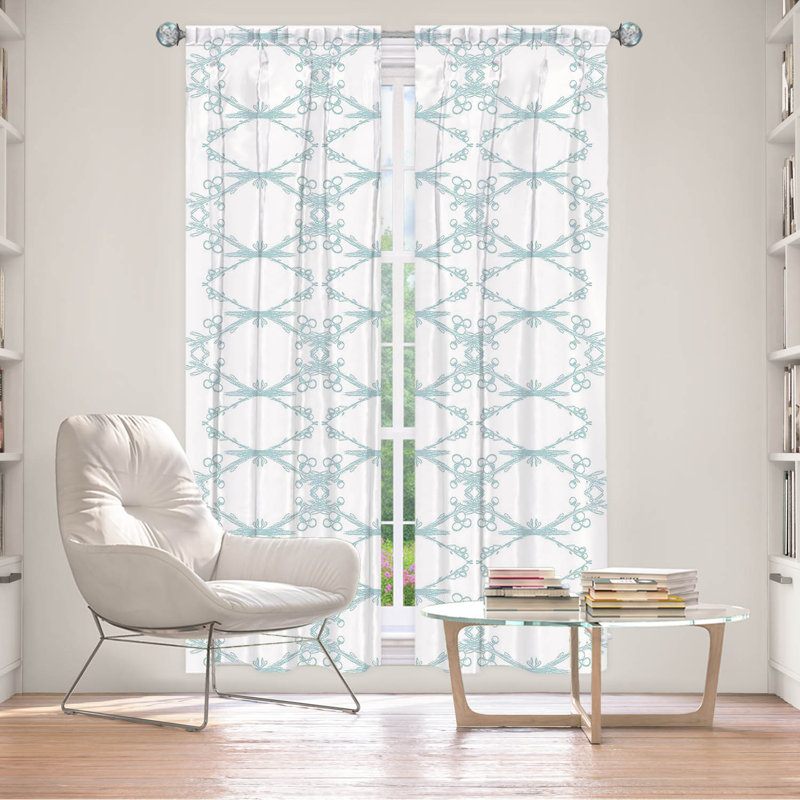 Rideau en polyester, L 40 po x L 52 po