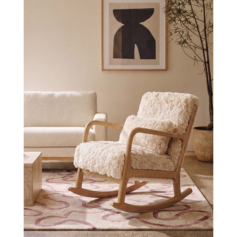 SKOVDE Rocking Chair, Beige