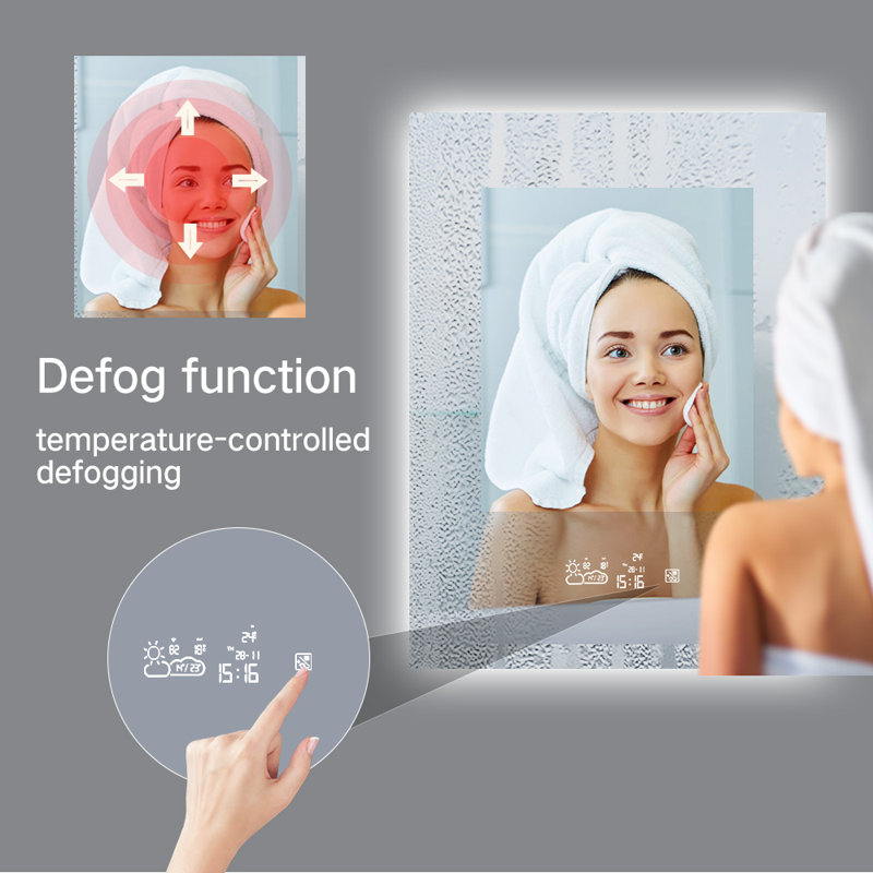 Flat Wall Mirror, 28" x 20"
