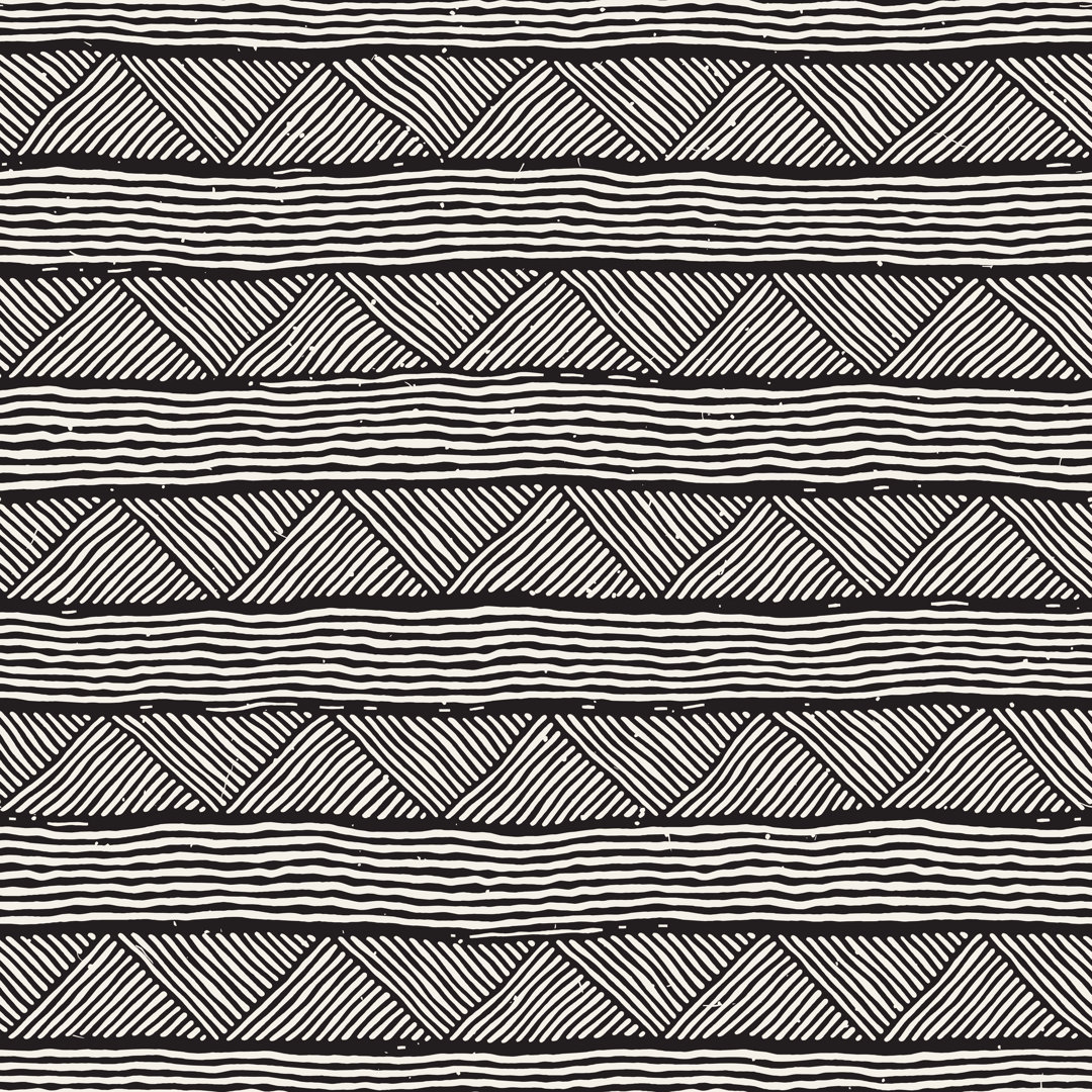 Geometrische Doodle-Linien von Samolevsky - Leinwand Kunstdrucke