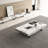 Modern simple square rock plate coffee table-102698676