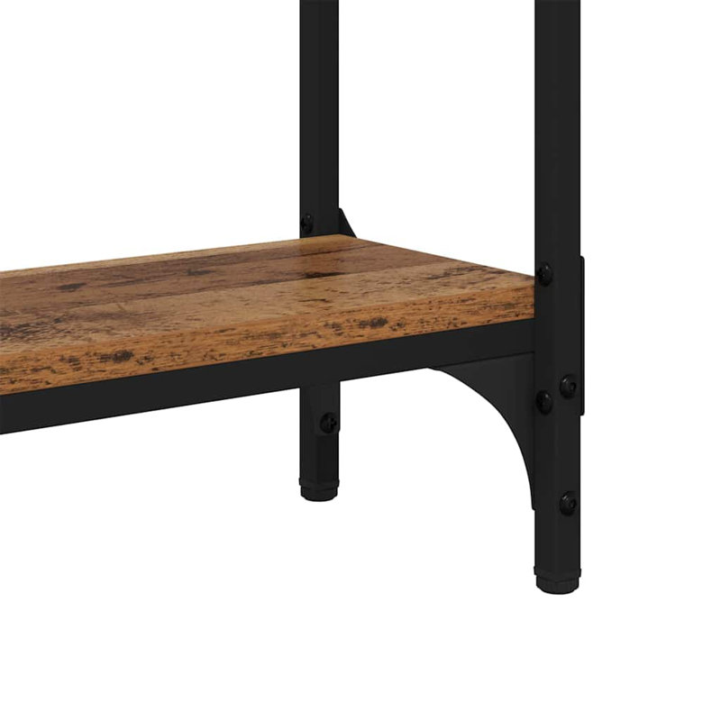 Console Table, 75cm H x 75cm W x 22.5cm D, Old Wood