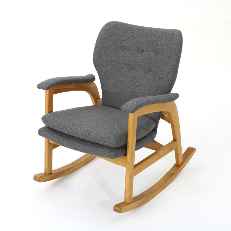 Chaise berçante Saulsberry, Gris