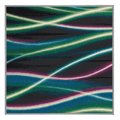 Machine Washable Nature Purple Area Rug