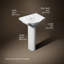 Veer™ Ceramic Pedestal Bathroom Sink with Overflow-46044463-19195677-10942335
