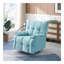 Chaise simple siège cyan confortable, le siège est doux et confortable et convient aux petits canapés-salons